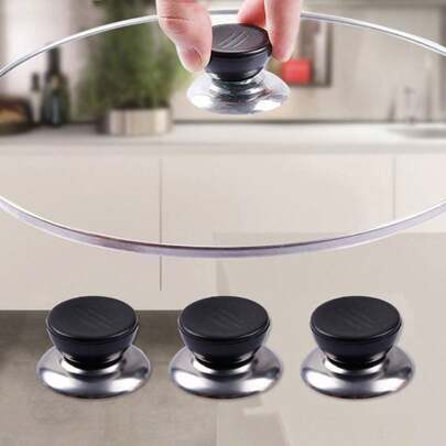 5st/3st/1st universellt ersättningsgryta/pannahandtag med värmebeständigt lock, köksredskap Tillbehör Skaldjurskok