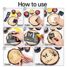 120 毫升环氧树脂高着色涂料，适用于 DIY 树脂艺术珠宝制作、木工和工艺树脂着色 - 黃色 - 查看 10