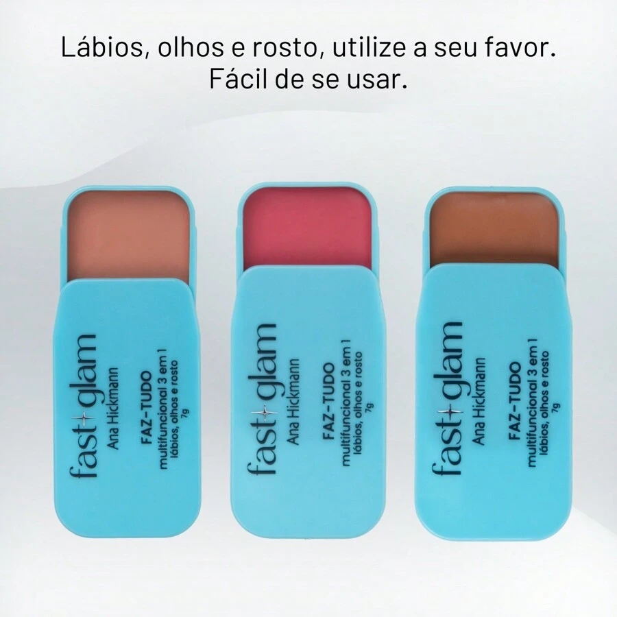 Faz Tudo Multifuncional 3 em 1 Fast Glam Ana Hickmann - Rosa - C392 - Visão 1