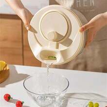 1 Máy Xay Rau Củ Quả & Máy Xay Salad Cấp Nhà Hàng Bằng ABS Cao Cấp - Sấy Trái Cây Hiệu Quả, Làm Đồ Ăn Nhẹ Tốt Cho Sức Khỏe, Dụng Cụ Nhà Bếp Tiết Kiệm Không Gian Với Thiết Kế Dễ Dàng Làm Sạch - Nhiều màu - Xem 11