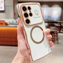 1 个 TPU 玫瑰金双心波浪手机壳带支架适用于 Apple iPhone 11/12/13/14/15/16 Pro/Pro Max、S22、S23、S24、Ultra、A14、A15、A24、A25、A34、A35、A54、A55 - 綠色 - 查看 3