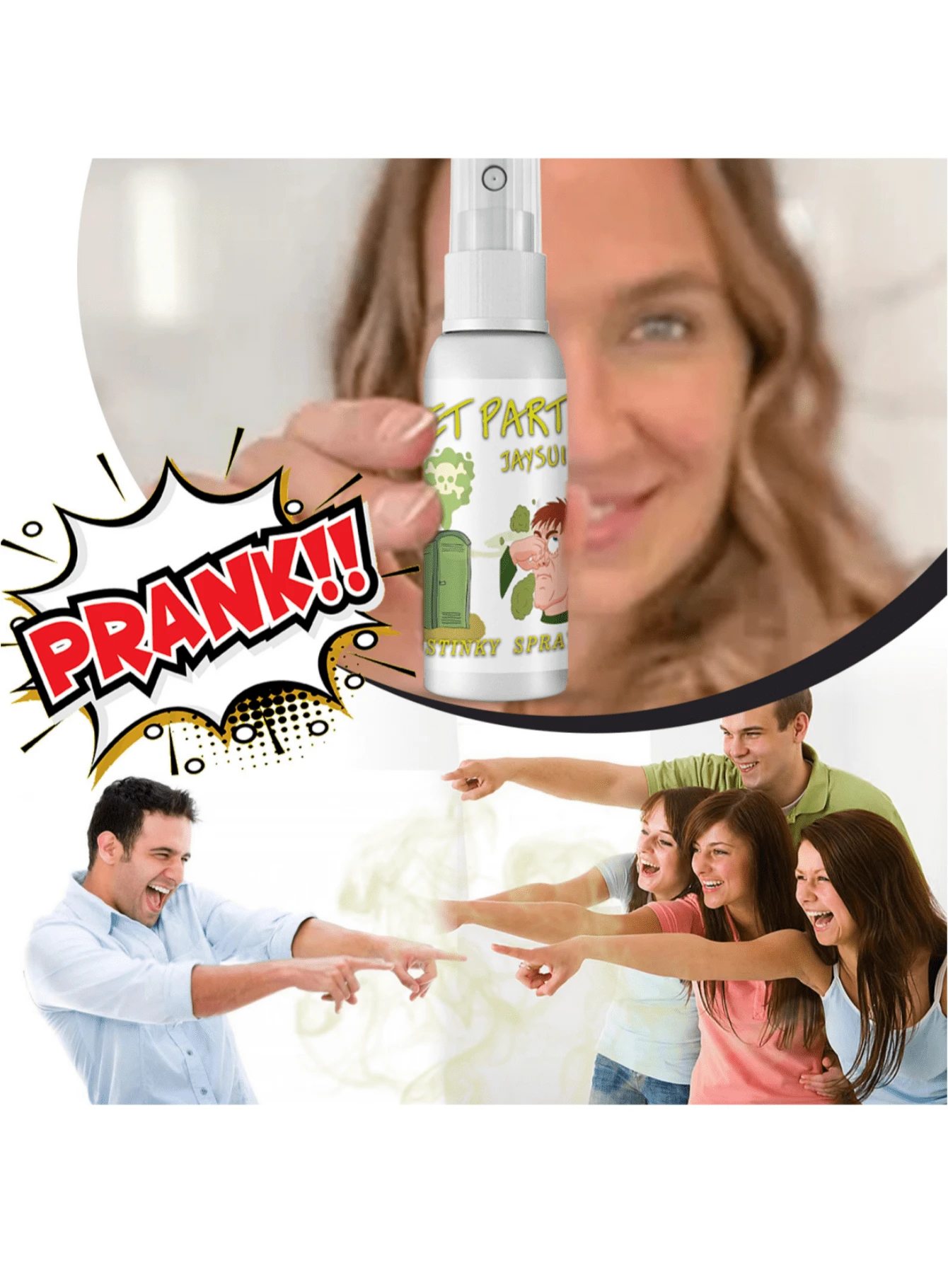 30ml Fart Spray Prank Joke Plastic Stinky Fart Party Supplies Terrible Stinky Fart Spray For Adults Kids Non Toxic For Halloween I3215950223