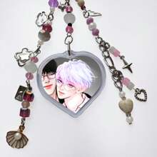 Pearl Boy Keychain Bl Loveboys Bl Manhwa The Pearl Boy Inkgood Keychain For Sharing Couples Romance Bl Pearls Dooshik Jooha Purple Red, Keychain Chain Cute Cute Kawaii Blmanhwa Anime YaoiTropicalTribalTulipFour Leaf CloverPlantsLeafPinkPlaidRainbowSkyCasualSweetBohemianBohemianElegantPartyStreetStoneBowFlowerSphericalGlass Various ItemsFamilyLettersMetalPearlsShellsStar - 珠哈 - 查看 2