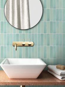 COMMOMY 3D Tile Stickers, 3D Mosaic Texture Peel And Stick Wall Tiles, Matte, Water And Mold Proof, 30 X 30cm, For Kitchen Decor, Bathroom Backsplash, RVs, Renters Wall Decor, Bedroom Decor, Pink Room Decor