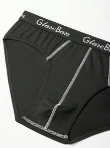 5 piezas Ropa interior sexy de marca para hombres, calzoncillos de poliéster, estilo de moda, cómodo, transpirable, pantis, calzoncillos, slips, suspensor brasileño, suave, de moda