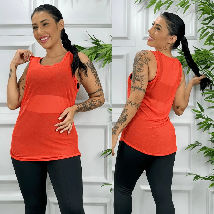 Women Outdoor Tees & Tanks - Naranja - Ver 1