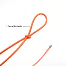 1pc 5yards 1.5mm Round Elastic Ribbon Sewing Elastic Band Fiat Rubber Band Waist Band Stretch Elastic Rope - Pick Colors - View 3