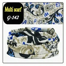 1 件户外运动无缝头巾防晒防尘面罩骑行钓鱼多功能头带，适合骑自行车、骑摩托车和滑雪