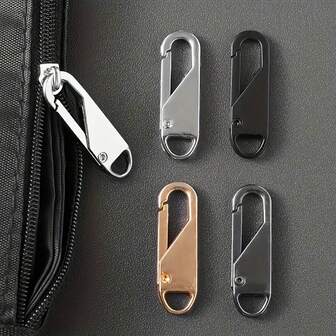 4pcs Zipper Repair Kit - Quickly Fix Broken Zippers On Suitcases, Bags & More