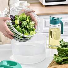 1 Máy Xay Rau Củ Quả & Máy Xay Salad Cấp Nhà Hàng Bằng ABS Cao Cấp - Sấy Trái Cây Hiệu Quả, Làm Đồ Ăn Nhẹ Tốt Cho Sức Khỏe, Dụng Cụ Nhà Bếp Tiết Kiệm Không Gian Với Thiết Kế Dễ Dàng Làm Sạch - Nhiều màu - Xem 7