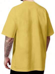 Pitbull Bullylife Basic T-Shirt 100% Cotton Shirt GPJ1 - 黃色 - 查看 2