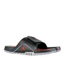 Nike Air Jordan Hydro IV Retro Men's Slides 532225-060 4 Black Red Grey - màu đen - Xem 1