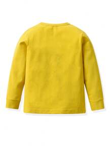 4pcs Tween Boys Video Game Print Long Sleeve T-Shirts For Tween Boys, Autumn, Sweatshirt - Multicolor - View 3