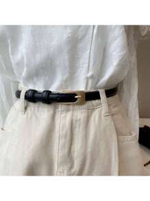 1/2/3/4/5pcs Dignified Vintage Multi-Color Belts, Brown Small Leather Belts, Vintage Black To Match Jeans Skirts, Versatile Camel Color Belt For Women Casual, Business, Boyfriend Husband Father Dad Men Gift, Daily Wear, Fashion, Teen, Outdoor, Vacation, Athletic, Travel, Street, Boho, Vintage Fall, Autumn, Halloween Autumn-Winter Accessories,Suitable For Teens, Youth,Men,Casual, Outdoor, Athletic, Vacation, Graduation Gifts, Birthday, Daily Wear