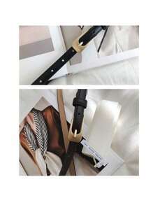 1/2/3/4/5pcs Dignified Vintage Multi-Color Belts, Brown Small Leather Belts, Vintage Black To Match Jeans Skirts, Versatile Camel Color Belt For Women Casual, Business, Boyfriend Husband Father Dad Men Gift, Daily Wear, Fashion, Teen, Outdoor, Vacation, Athletic, Travel, Street, Boho, Vintage Fall, Autumn, Halloween Autumn-Winter Accessories,Suitable For Teens, Youth,Men,Casual, Outdoor, Athletic, Vacation, Graduation Gifts, Birthday, Daily Wear