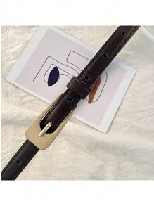 1/2/3/4/5pcs Dignified Vintage Multi-Color Belts, Brown Small Leather Belts, Vintage Black To Match Jeans Skirts, Versatile Camel Color Belt For Women Casual, Business, Boyfriend Husband Father Dad Men Gift, Daily Wear, Fashion, Teen, Outdoor, Vacation, Athletic, Travel, Street, Boho, Vintage Fall, Autumn, Halloween Autumn-Winter Accessories,Suitable For Teens, Youth,Men,Casual, Outdoor, Athletic, Vacation, Graduation Gifts, Birthday, Daily Wear