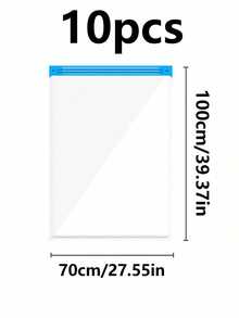 20pcs Vacuum Compression Bags, Vacuum Storage Bags, Luggage Organizer Bags, Travel Clothes Storage, Zipper Bags, Space Saver Bags, Travel Compression Bags, Reusable Packing Bags, Bedding Compressor Bags, Home Vacuum Sealer Bags, Saving Space For Cruise Travel Accessories, Suitable For Clothes, Blankets, Mattresses, Down Quilts, Pillows, Saving 80% Of Clothing Storage Space, Compression Sealed For Closet Storage, Home Travel - Multicolor - View 13