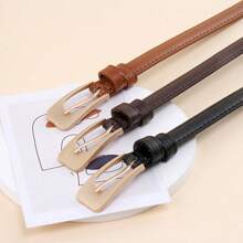 1/2/3/4/5pcs Dignified Vintage Multi-Color Belts, Brown Small Leather Belts, Vintage Black To Match Jeans Skirts, Versatile Camel Color Belt For Women Casual, Business, Boyfriend Husband Father Dad Men Gift, Daily Wear, Fashion, Teen, Outdoor, Vacation, Athletic, Travel, Street, Boho, Vintage Fall, Autumn, Halloween Autumn-Winter Accessories,Suitable For Teens, Youth,Men,Casual, Outdoor, Athletic, Vacation, Graduation Gifts, Birthday, Daily Wear