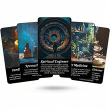 Spirit Oracle Cards, Spiritual Intuitive Gift Oracle Cards, Mystic Psychic Oracle Deck For Beginners, Explore Inner Wisdom And Spiritual Power, Tarot Deck - Multicolor - View 5