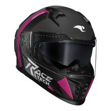 Race Tech Volt Abstrak Matte Black / Pink Helmet - màu đen - Xem 7