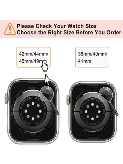 1pc Compatible Apple Horloge Stainless Steel Adjustable Metal Strap Accessories Ultra SE S9 38mm 40mm 41mm 42mm 44mm 45mm 49mm (Watch Not Included), able Men Women, New Hot Selling Global Product 2025 view 6