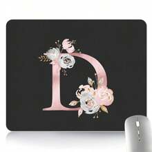 1个A-Z方形鼠标垫，粉色字母图案，电脑鼠标垫，笔记本鼠标垫，办公桌垫，平板电脑垫，返校季游戏鼠标垫，桌面配件，办公用品，办公桌配件，鼠标垫，桌面鼠标垫 - 彩色 - 查看 20