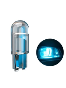 Kit 10 LED Bulb Pingo T10 Car Various Colors 9mm 23mm 0.36W-COB Current 0.03A - DC12V - Màu xanh nhạt - Xem 1