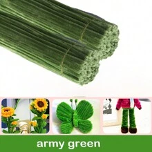 Paquetes de valor Compre 100 piezas / 200 piezas / 300 piezas / 500 piezas de suministros de manualidades de limpiadores de tuberías DIY, tallos de chenilla de colores variados, palos de torsión suaves, limpiadores de tuberías de 6 mm x 30 cm para proyectos de arte y manualidades, decoraciones creativas DIY, decoraciones hechas a mano para el hogar