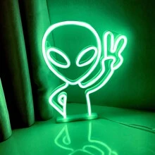 1件 BAR 霓虹燈招牌牆面裝飾與桌面裝飾，LED燈電池或USB供電，適用於臥室、房間、酒吧、餐廳、走廊、露營、生日派對、聚會、求婚、婚禮、畢業、男性遊戲室、週年紀念、情人節、母親節、萬聖節、兒童節、聖誕節及其他節日裝飾與派對燈光 - 白色 - 查看 18