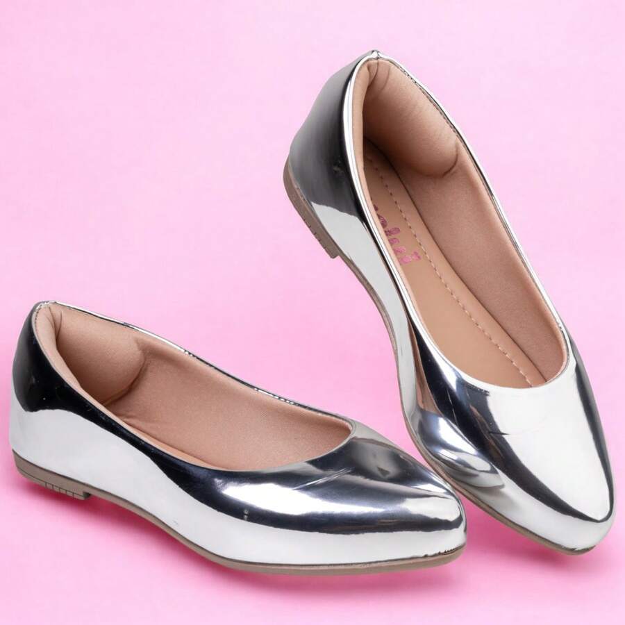 Women's Children's Sneakers With Pointed Toe From 28 To 33 Blogueirinha - 銀色 - 查看 1