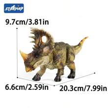 [Tem certificado infantil] Brinquedo modelo de dinossauro realista, estatueta de animal selvagem, brinquedo sensorial e presente de festa, adequado para decoração de quarto de crianças ou meninas e meninos