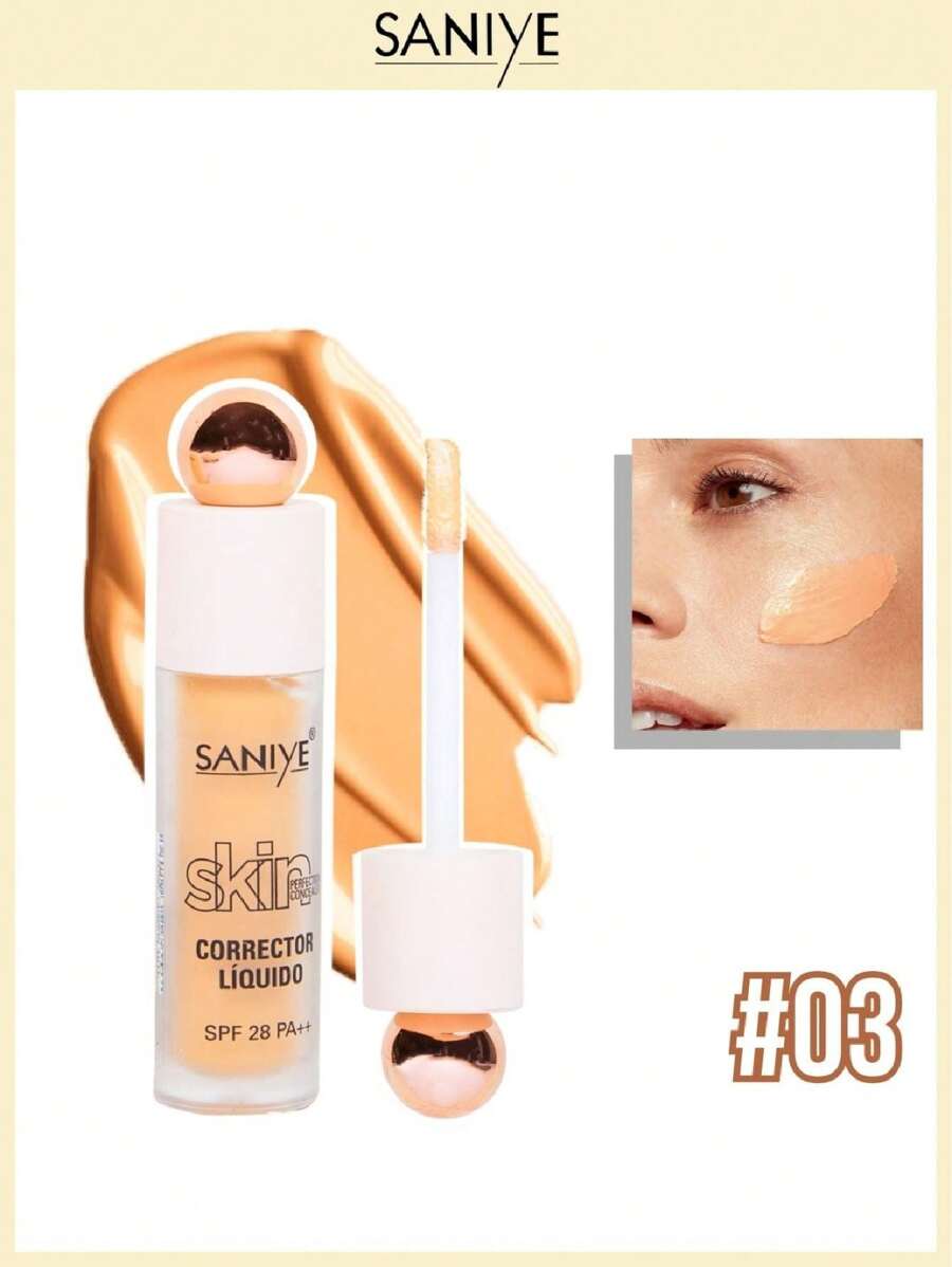Corrector líquido SANIYE R8053 Skin perfection cobertura ligera - 03 - Ver 1