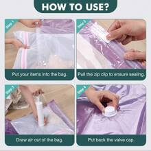 节省空间的真空储物袋，内有薰衣草香味，带泵的节省空间的袋子，用于衣物、棉被、毯子、床上用品的真空密封储物袋，旅行家居包装收纳袋，铅笔盒，房间装饰，装饰，家居装饰，厨房，墙壁装饰，卧室装饰，学校用品，学校装饰，装饰品，秋季装饰，节日装饰，房间装饰，家居装饰，秋季装饰，卧室装饰 - 彩色 - 查看 2