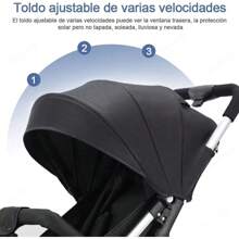 High Landscape Folding Reclining Baby Cane Stroller
