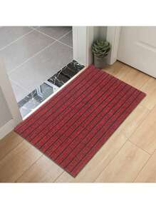1pc Simple Striped Entrance Door Mat, Indoor Doormat