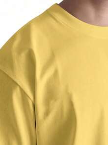Pitbull Bullylife Basic T-Shirt 100% Cotton Shirt GPJ1 - 黃色 - 查看 3