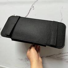 Car Felt Tissue Box Car Hanging Ceiling Sunshade Tissue Box Car Drawer Paper Box Car Storage Car Accessories Car Organizer Organizer Bedroom Storage Storage Bag Organization - Black - View 6