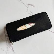 Car Felt Tissue Box Car Hanging Ceiling Sunshade Tissue Box Car Drawer Paper Box Car Storage Car Accessories Car Organizer Organizer Bedroom Storage Storage Bag Organization - Black - View 9