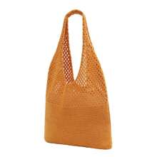 Beach Tote Bag Crochet Bags For Women - Summer Knit Bags - Light Brown - View 11