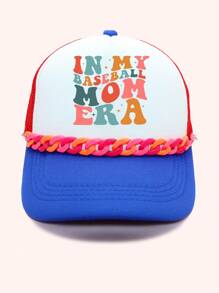 Cadena para gorra de béisbol, decoración para el sombrero con cuentas de piedra y eslabones de acrílico, regalo navideño - Multicolor - Ver 31