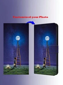 Diseño personalizable para funda de teléfono, billetera, portacartas con correa de cordón, regalo