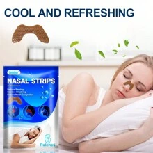6pcs/Pack Anti-Snoring Nasal Strips, Breathe Better & Sleep Easier - Brown - View 2