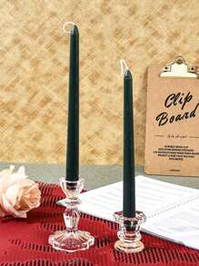 2pcs Christmas Long Handle Scented Candles, Home Decor, Candlesticks Gifts, Romantic Decorations - Multicolor - View 12