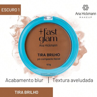 Ana Hickmann Pó Compacto Tira Brilho Ana Hickmann Fast Glam Festa Junina