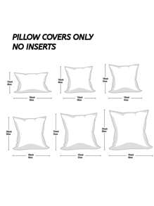 1pc Farmhouse Style Tassel Decorative Throw Pillow Cover - Light Grey - View 2