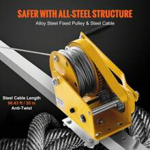 Confined Space Tripod Kit, 2600 Lbs Winch, Confined Space Tripod 8' Legs And 98' Cable, Confined Space Rescue Tripod 32.8' Fall Protection, Harness, Storage Bag For Traditional Confined Spaces