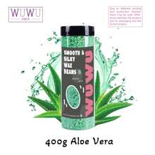 WUWUVISTA Perolizas duras de cera WUWUVISTA 400g (14,11oz) Cera em frasco para depilação Cera para aquecedor indolor para todos os tipos de cabelo//Corpo/Rosto/Perna/Axilas
