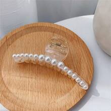 Bộ 1/4 kẹp tóc nhựa giả ngọc trai cho nữ cỡ lớn/trung bình/nhỏ, phù hợp với nhiều độ dày tóc khác nhau, phụ kiện kẹp tóc thời trang thanh lịch cho hàng ngày/đi làm/ngoài trời, quà tặng kẹp tóc Y2k kẹp tóc kẹp tóc kẹp tóc kẹp tóc, đồ dùng học tập, kẹp tóc kẹp tóc cho trang phục đi nghỉ mùa thu đông của phụ nữ - trắng - Xem 4