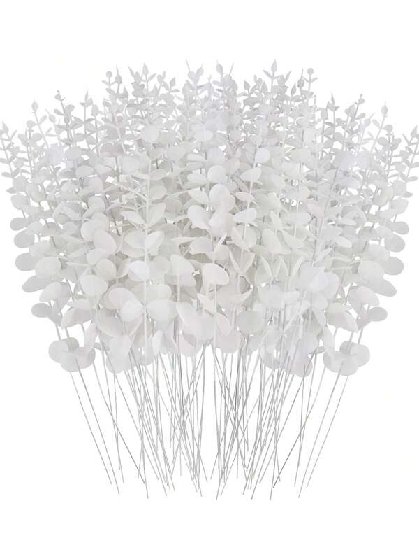 5/10/30/70 Piezas Tallos de Eucalipto Artificial Plantas Eucalipto Falso Ramas Eucalipto Falso Tallo para Ramos de Boda Bohemio Decoración Floral Hogar Estilo Granja, Día de San Valentín, Regalo