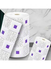 70厘米x2米 3D砖墙贴纸 DIY自粘装饰泡沫防水墙面覆盖墙纸 适用于电视背景儿童客厅 - 彩色 - 查看 20